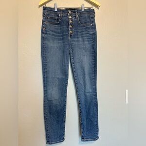 Veronica Beard Dark Blue Skinny Jeans
